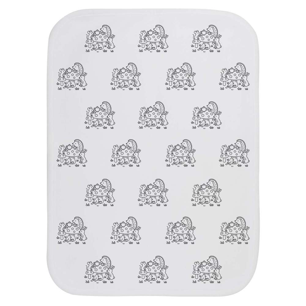 'Woodland Tea Party' Baby Burp / Wash Cloth (BC00032897)