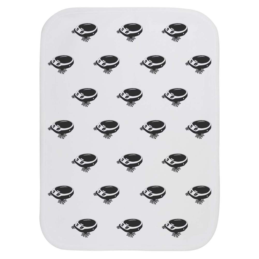 'Robotic Vacuum Cleaner' Baby Burp / Wash Cloth (BC00033053)