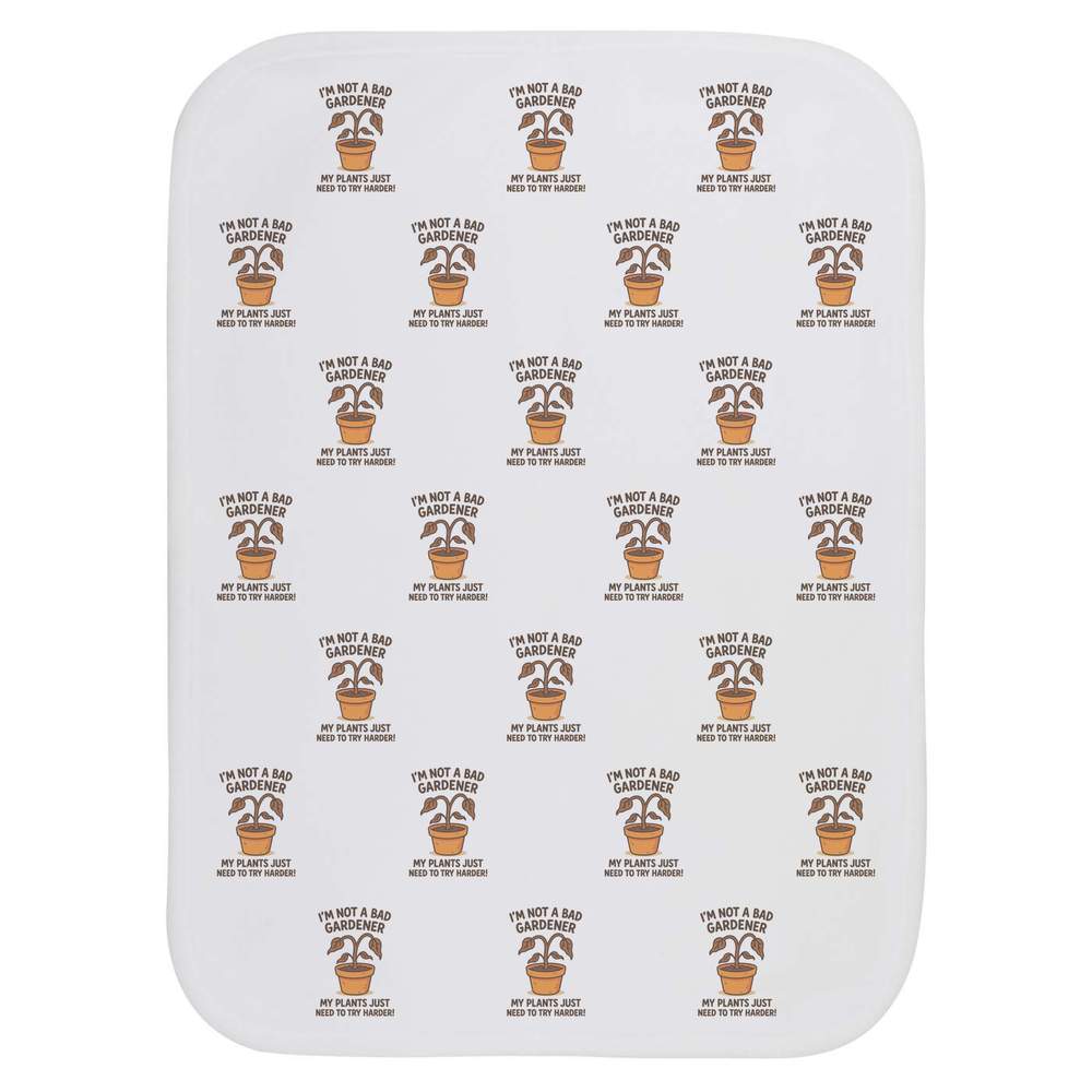 'Im Not a Bad Gardener' Baby Burp / Wash Cloth (BC00033195)