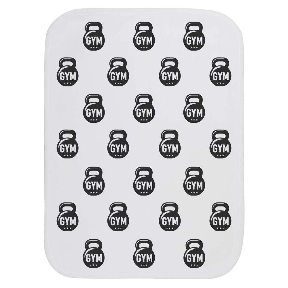 'Gym Weight Kettlebell' Baby Burp / Wash Cloth (BC00034500)