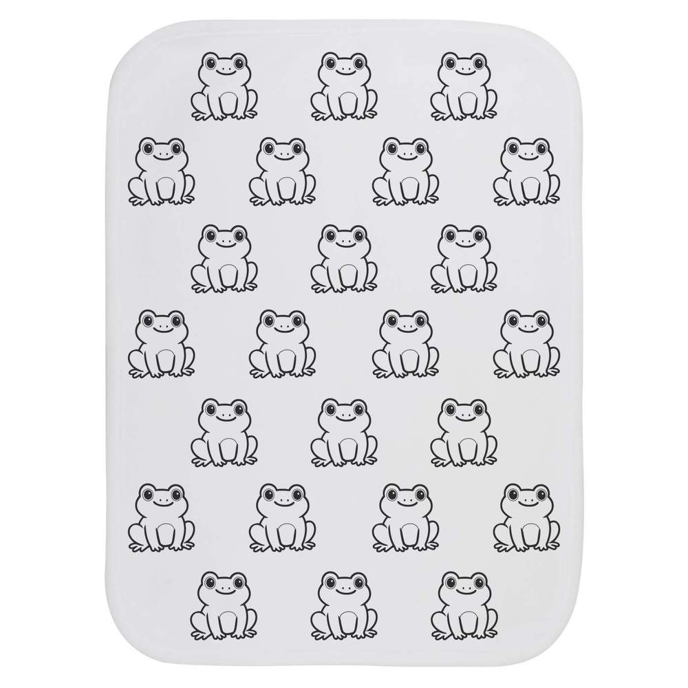 'Cute Sitting Frog' Baby Burp / Wash Cloth (BC00034755)