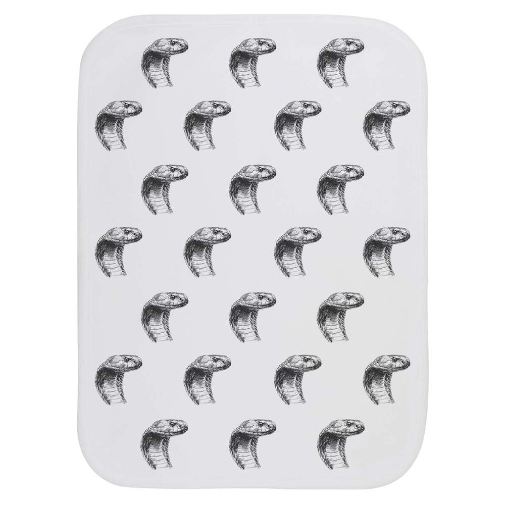 'Cobra Snake Portrait' Baby Burp / Wash Cloth (BC00035040)