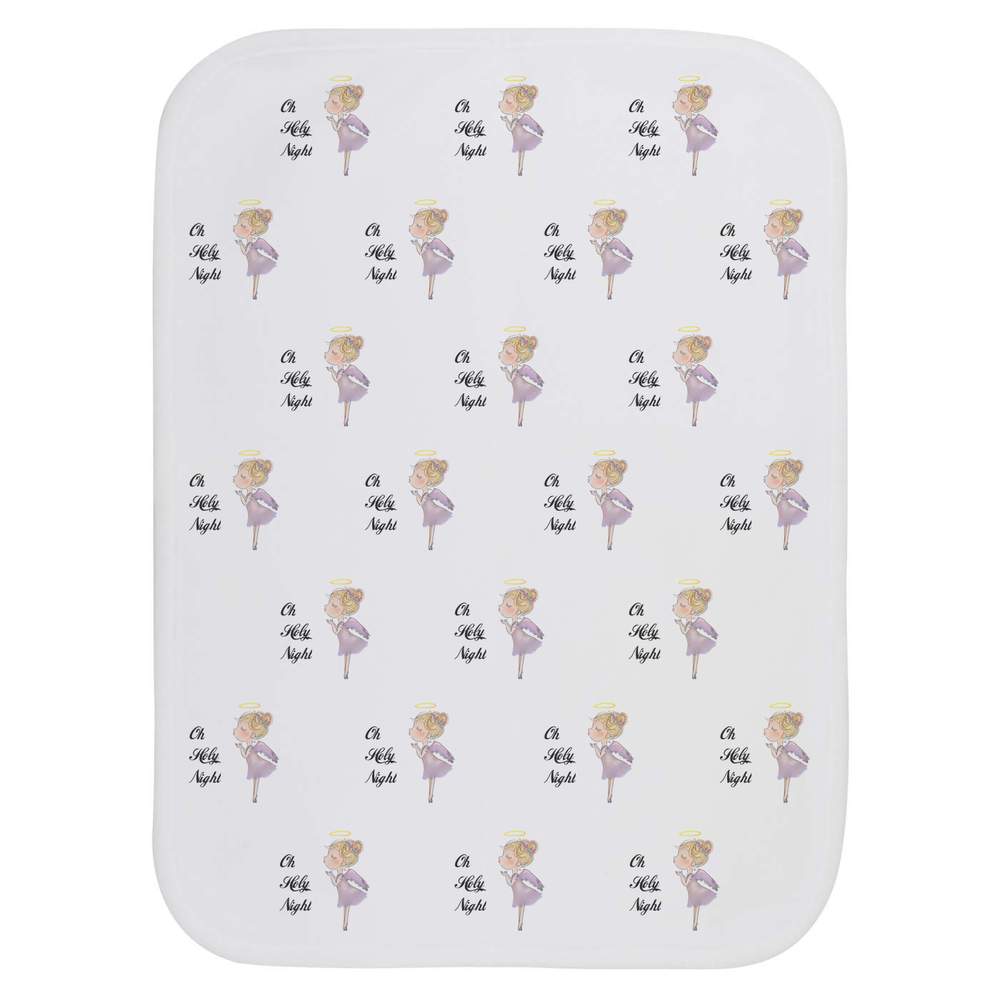 'Oh Holy Night' Baby Burp / Wash Cloth - Soft Absorbent Towel for Feeding, Bathing, Newborns and Baby Gifts (BC00036327)