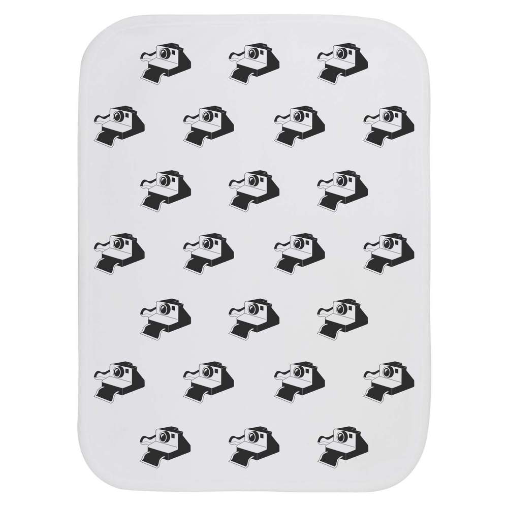'Retro Vintage Camera' Baby Burp / Wash Cloth - Soft Absorbent Towel for Feeding, Bathing, Newborns and Baby Gifts (BC00036727)