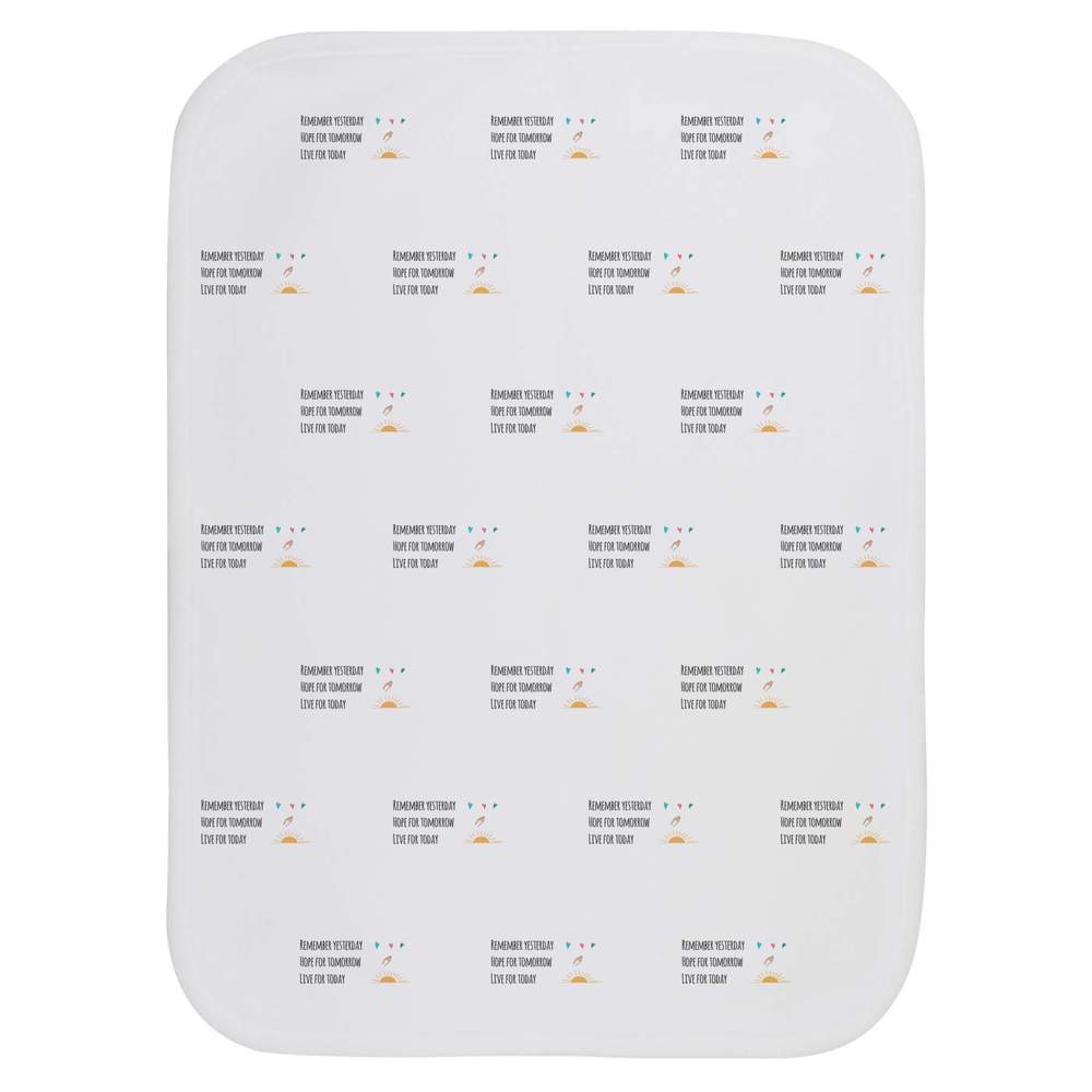 'Live For Today' Baby Burp / Wash Cloth (BC00036805)