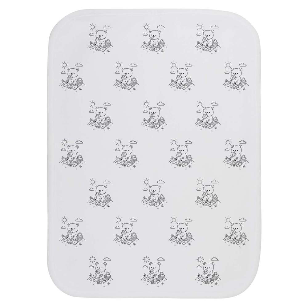 'Teddy bears picnic' Baby Burp / Wash Cloth (BC00036919)