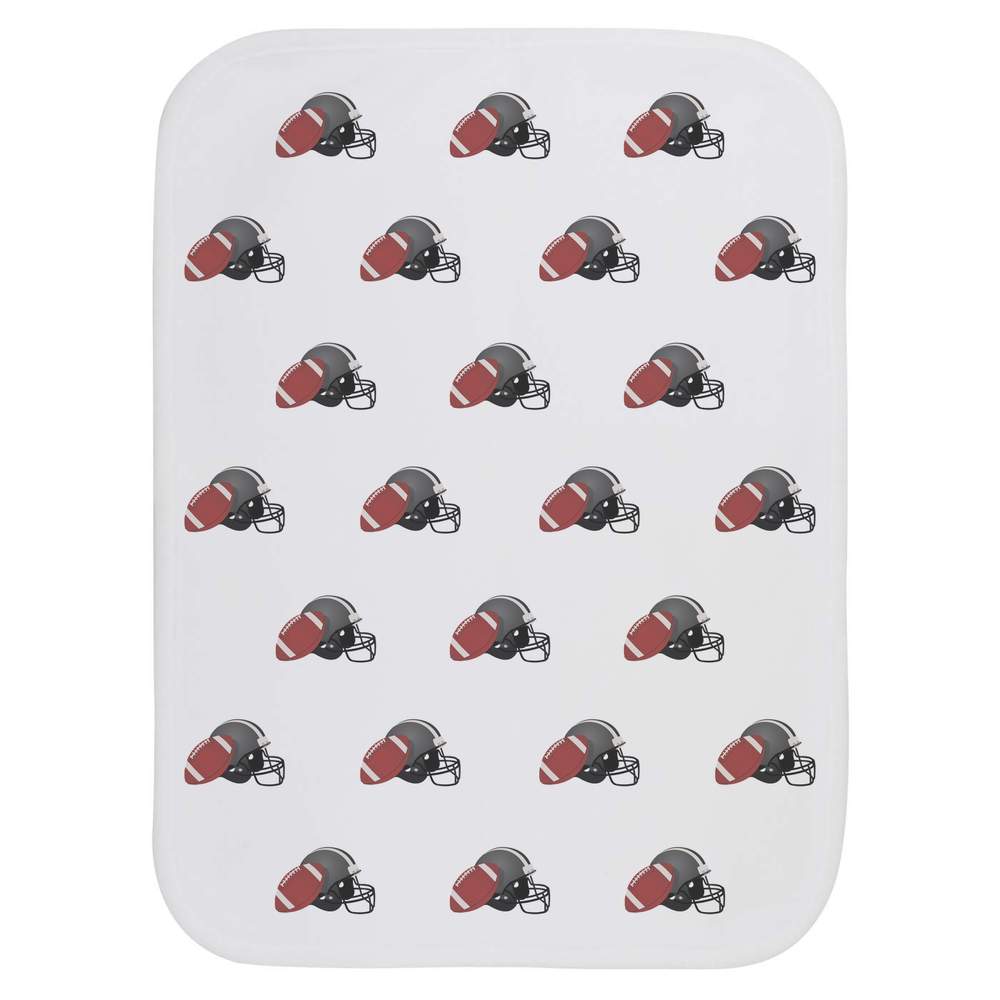 'Football Equipment' Baby Burp / Wash Cloth - Soft Absorbent Towel for Feeding, Bathing, Newborns and Baby Gifts (BC00037522)