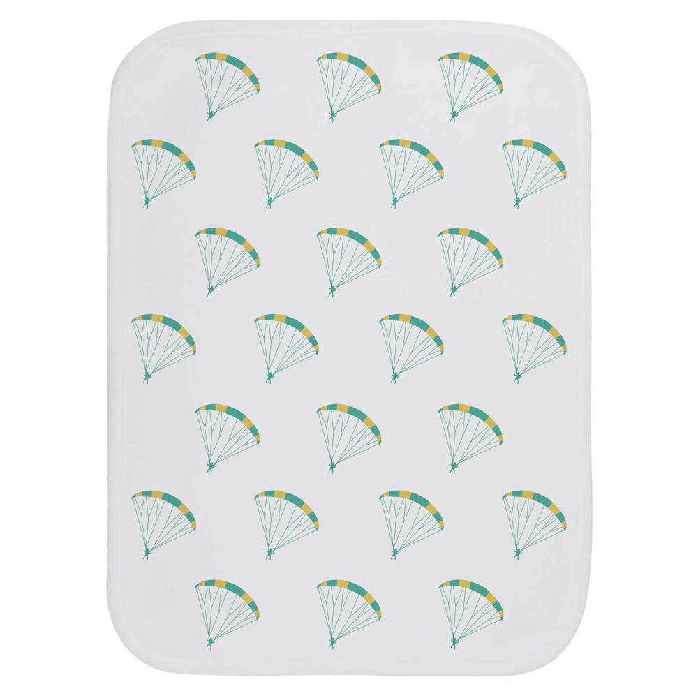 'Skydiver With Parachute' Baby Burp / Wash Cloth - Soft Absorbent Towel for Feeding, Bathing, Newborns and Baby Gifts (BC00039107)