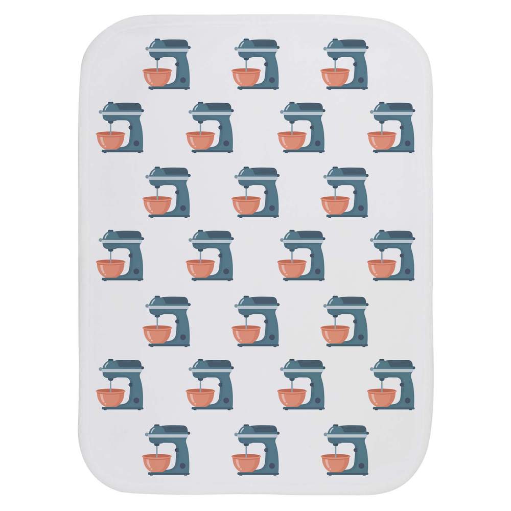 'Stand Mixer' Baby Burp / Wash Cloth - Soft Absorbent Towel for Feeding, Bathing, Newborns and Baby Gifts (BC00039512)