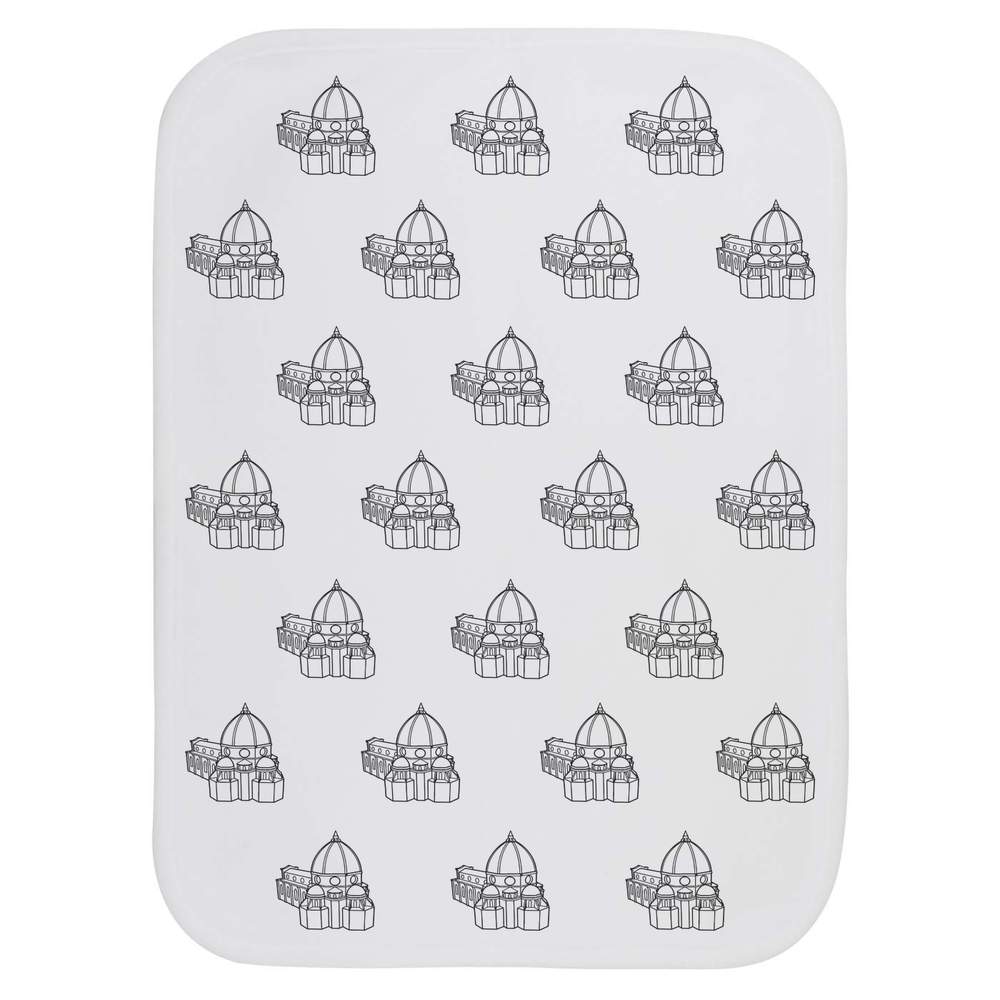 'Florence Cathedral Dome' Baby Burp / Wash Cloth - Soft Absorbent Towel for Feeding, Bathing, Newborns and Baby Gifts (BC00040461)