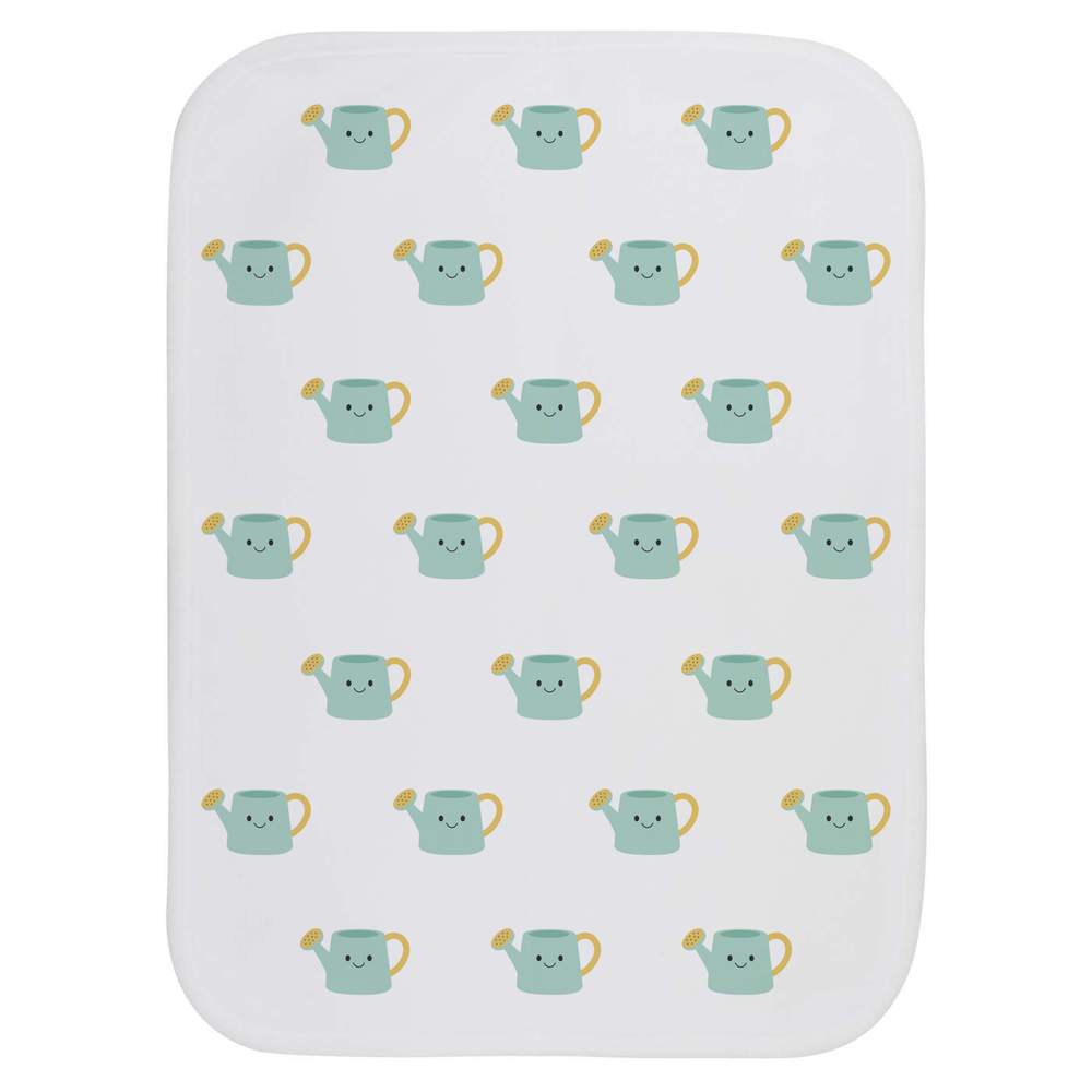'Happy Watering Can' Baby Burp / Wash Cloth - Soft Absorbent Towel for Feeding, Bathing, Newborns and Baby Gifts (BC00041701)