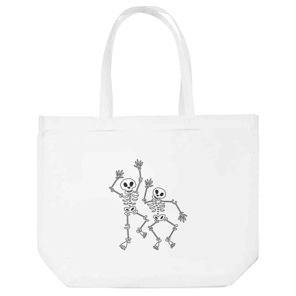 'Dancing Skeletons' Tote Shopping Bag For Life (BG00005408)