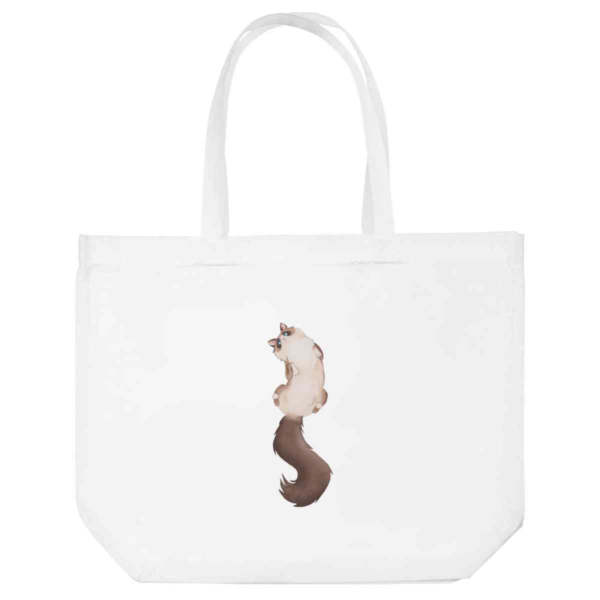 'Fluffy Ragdoll Cat' Tote Shopping Bag For Life (BG00054192)