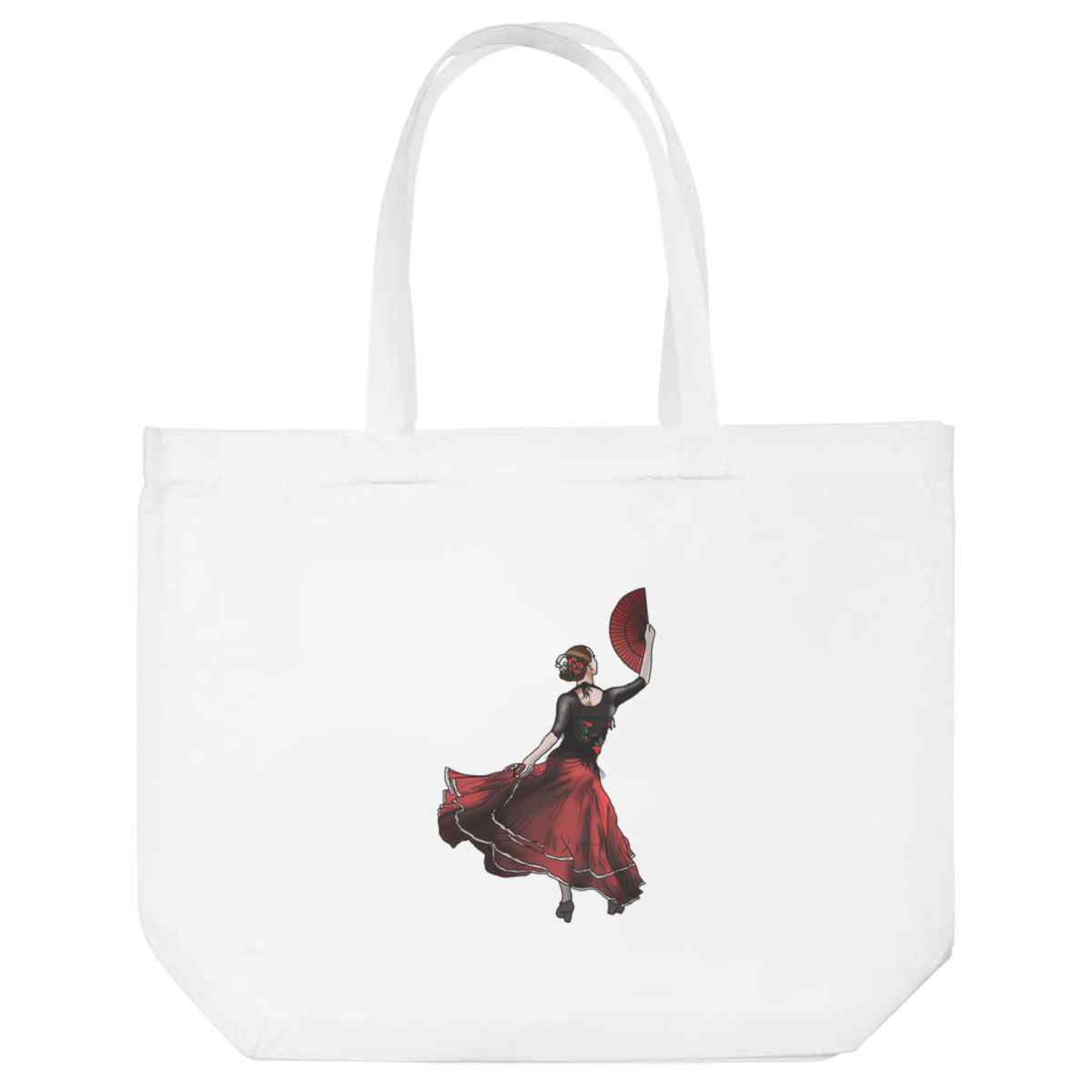 'Flamenco Dancer' Tote Shopping Bag For Life (BG00056637)