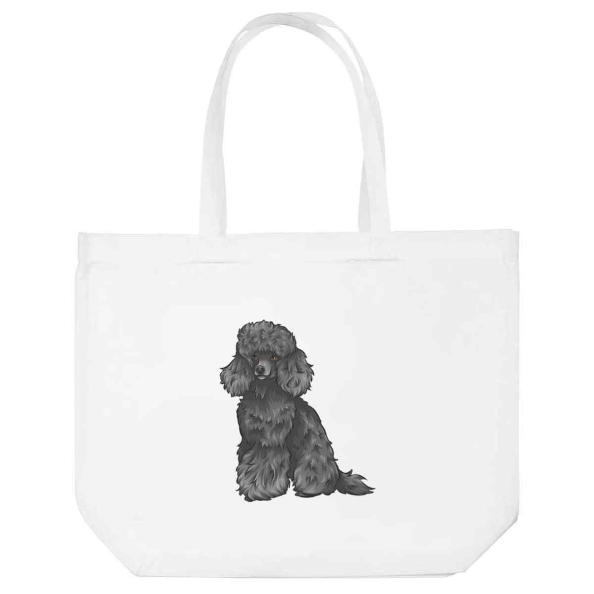 'Black Toy Poodle' Tote Shopping Bag For Life (BG00059728)