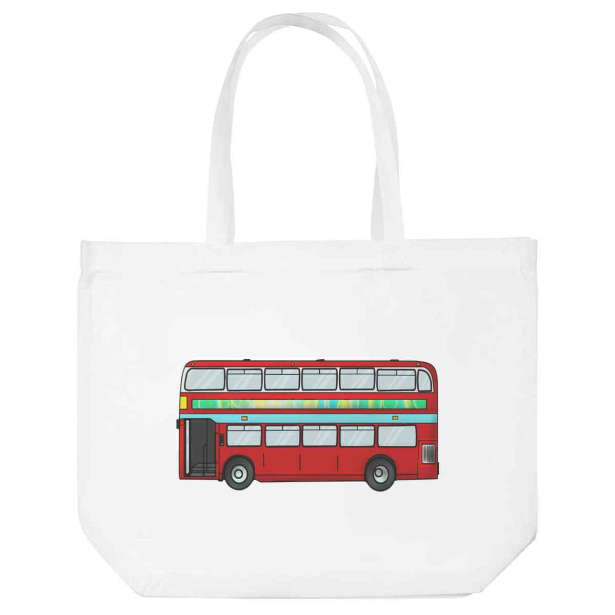'Double-decker Bus' Tote Shopping Bag For Life (BG00061234)