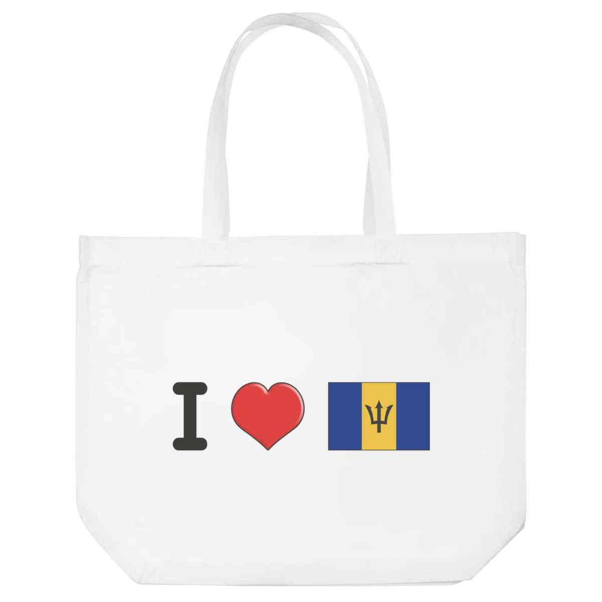 'I Love Barbados' Tote Shopping Bag For Life (BG00064140)