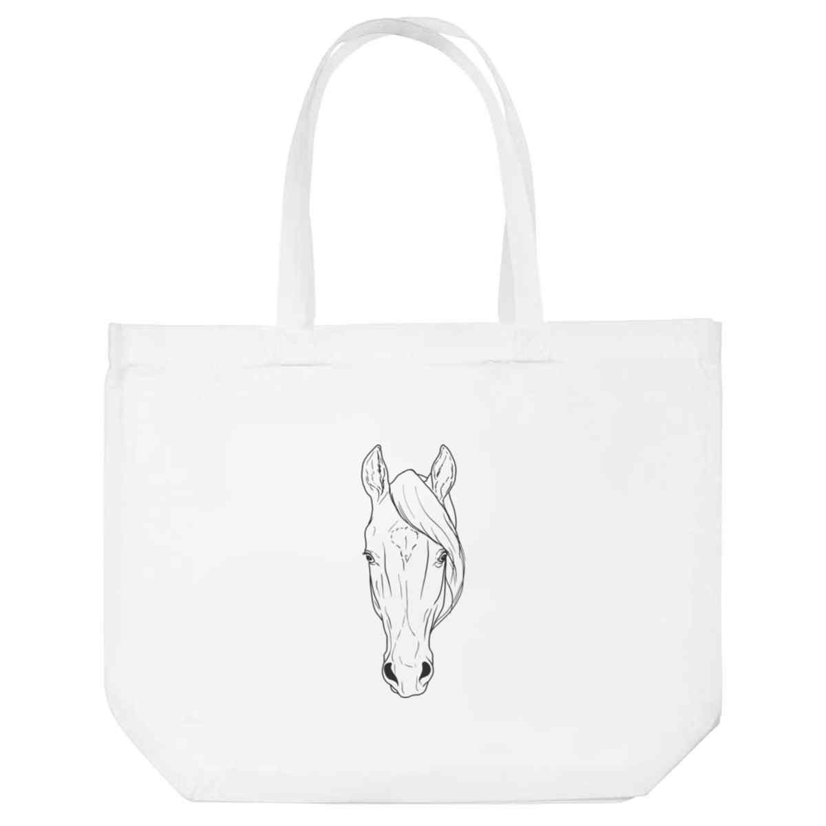 'Horse Head' Tote Shopping Bag For Life (BG00065940)