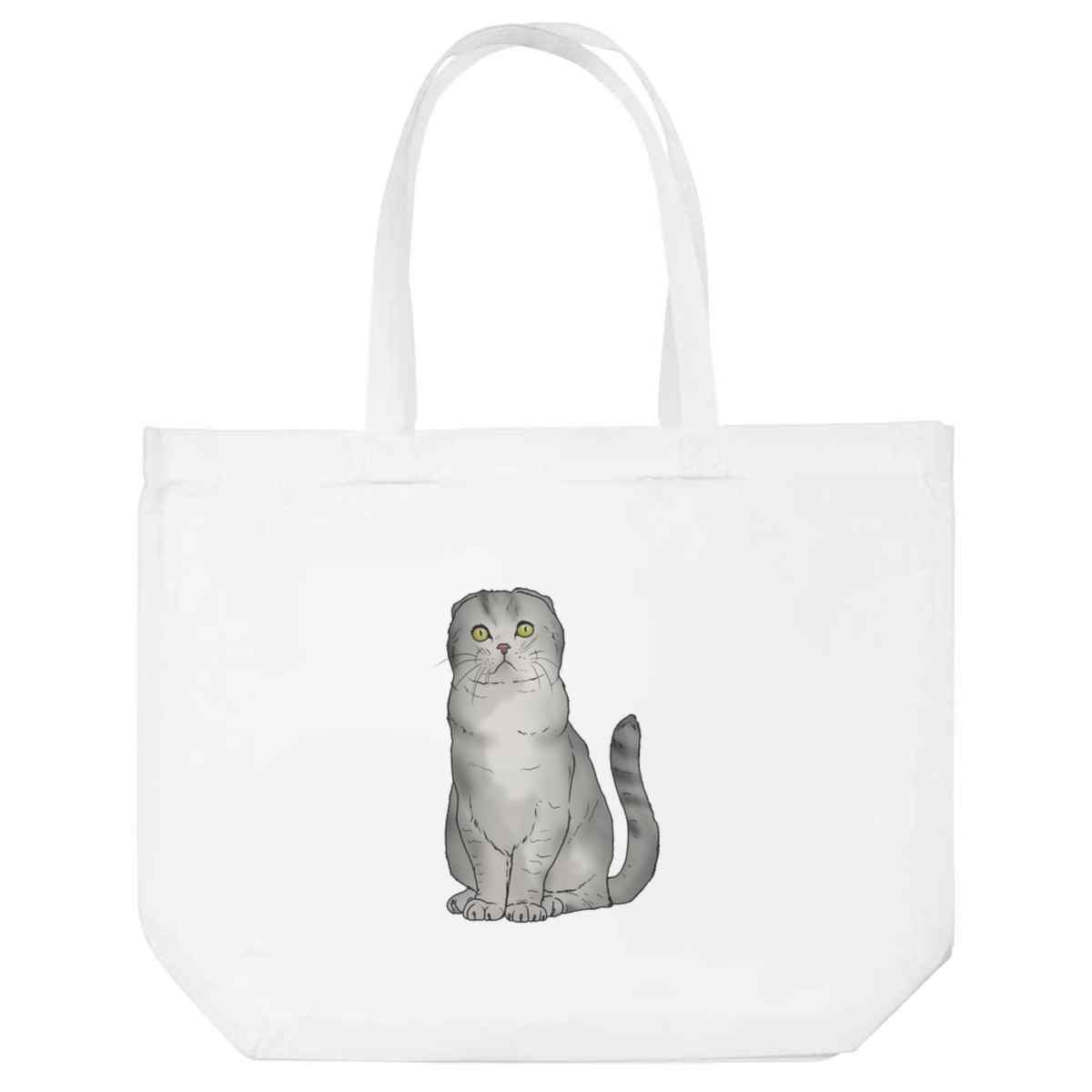 'Scottish Fold Cat' Tote Shopping Bag For Life (BG00069020)
