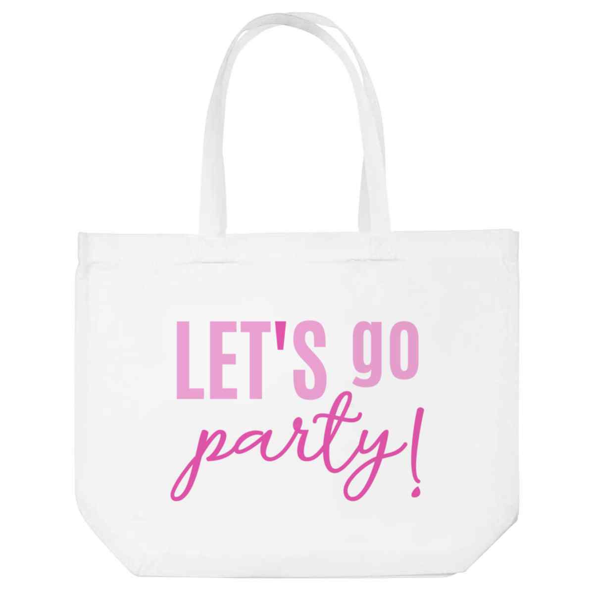 'Let's Party' Tote Shopping Bag For Life (BG00072198)