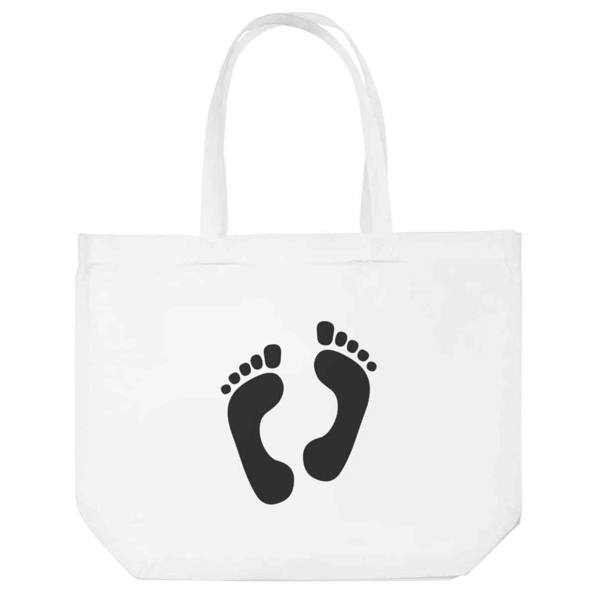 'Footprints' Tote Shopping Bag For Life (BG00072627)