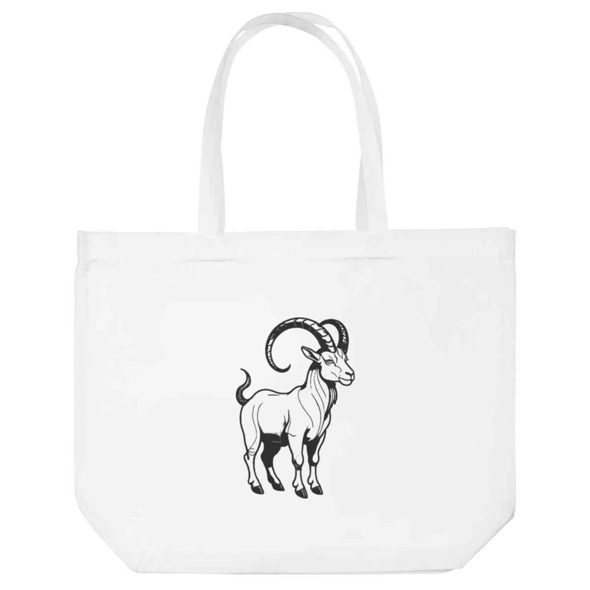'Capricorn Standing Goat' Tote Shopping Bag For Life (BG00075352)