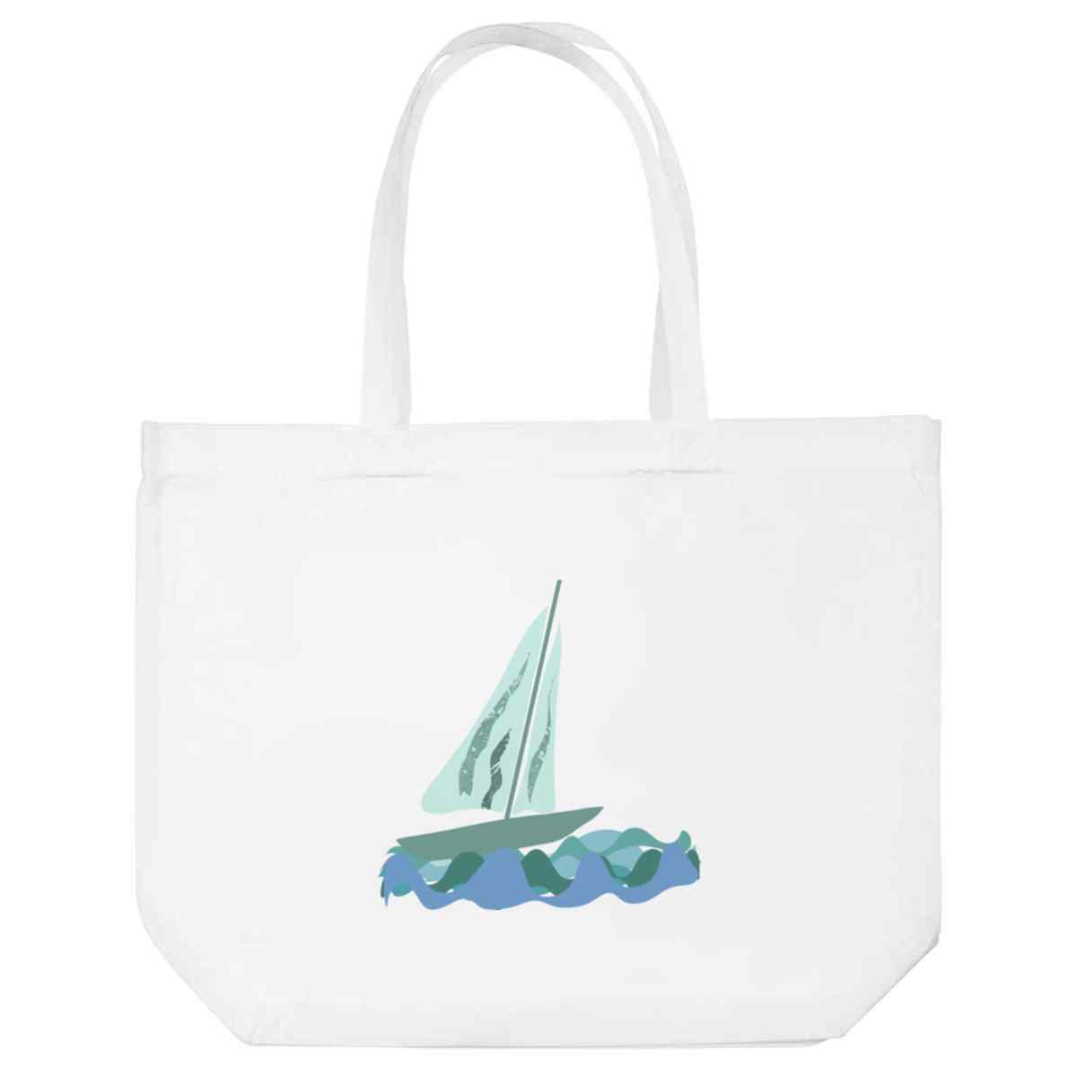 'Yacht On The Ocean' Tote Shopping Bag For Life (BG00077079)