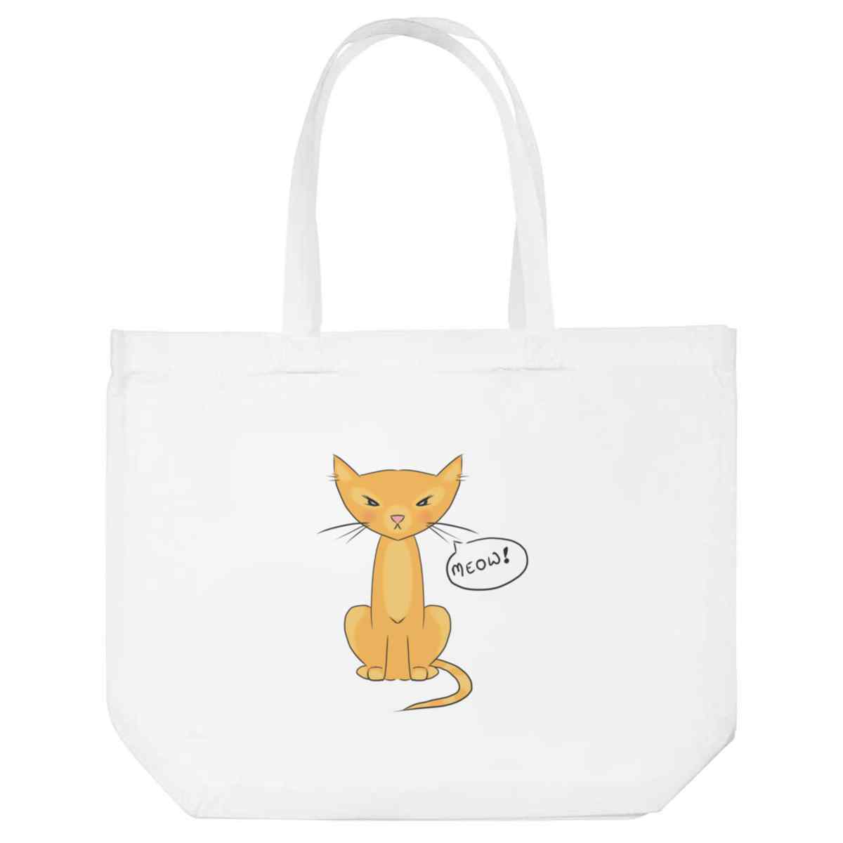 'Cat Says Meow!' Tote Shopping Bag For Life (BG00077997)
