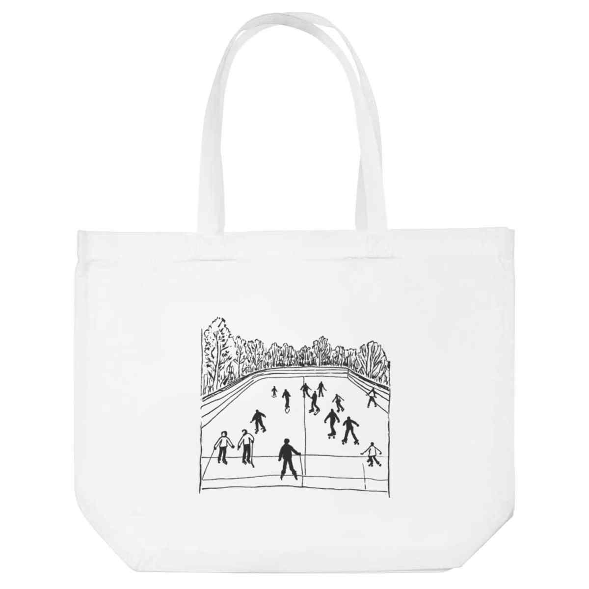 'Ice Skating Rink' Tote Shopping Bag For Life (BG00078413)