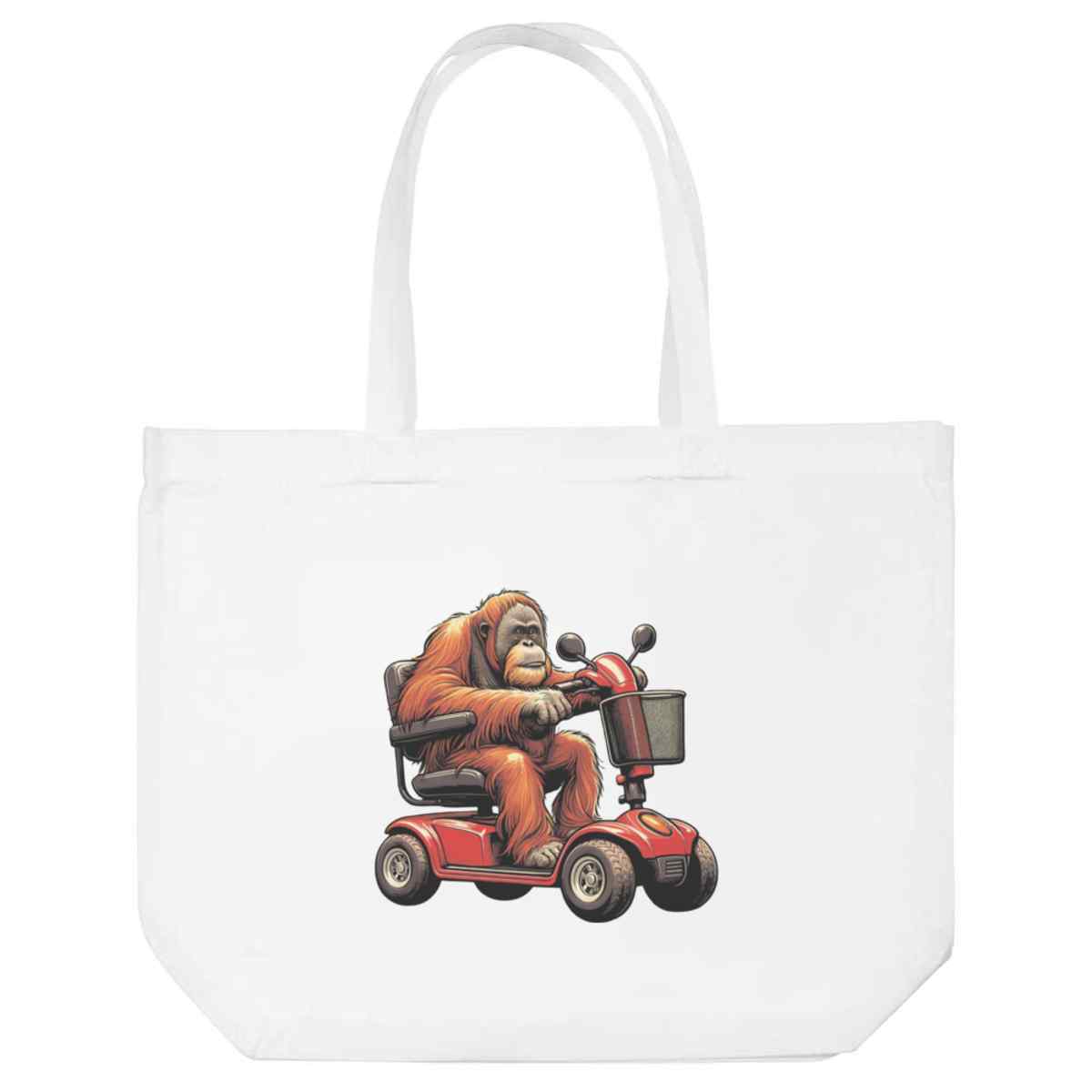 'Orang Utan On Mobility Scooter' Tote Shopping Bag For Life (BG00079665)