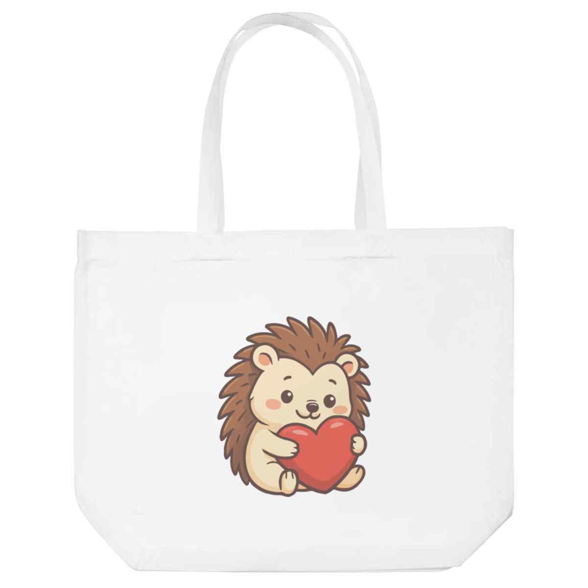'Hedgehog Heart Hug' Tote Shopping Bag For Life (BG00084551)