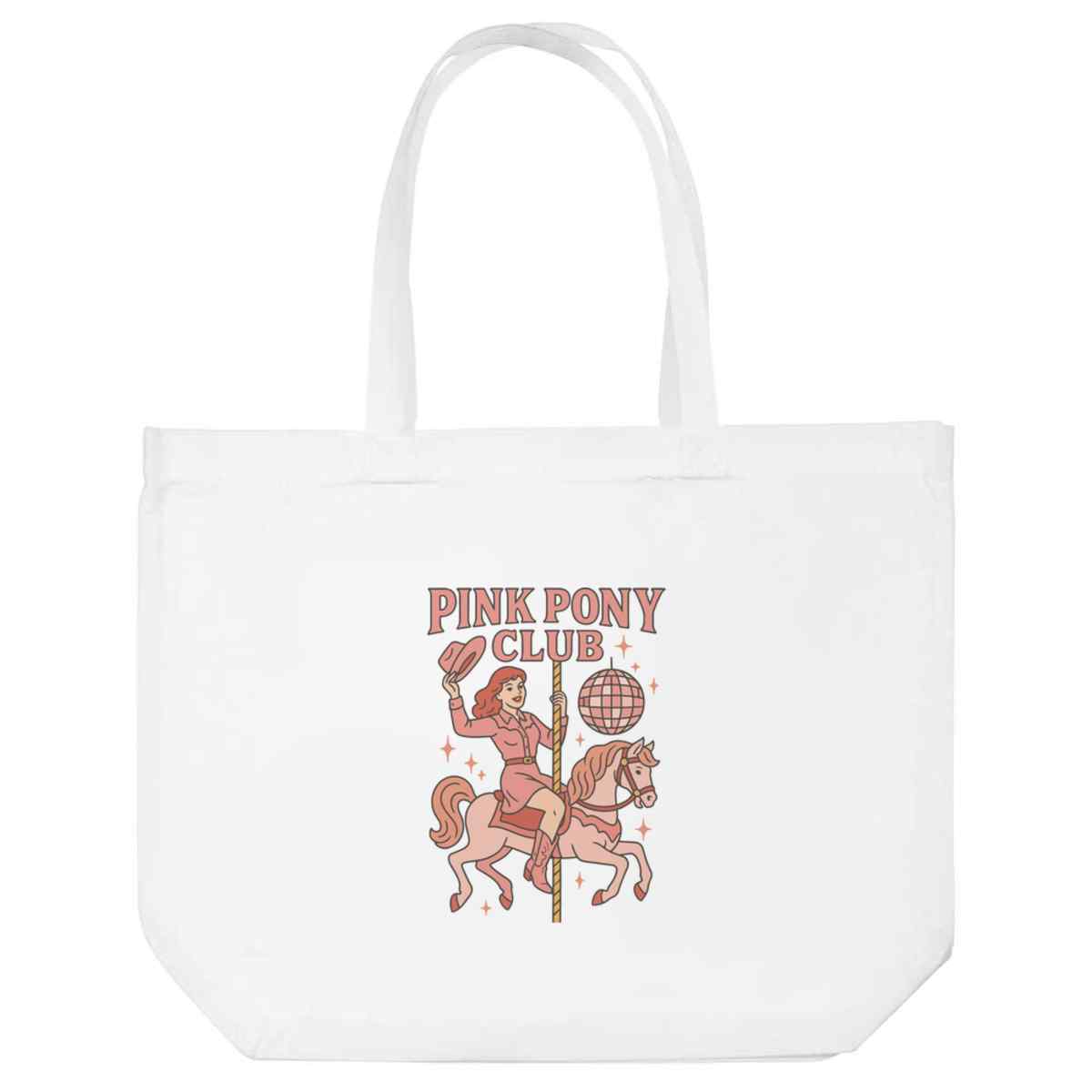 'Pink Pony Club' Tote Shopping Bag For Life (BG00084649)