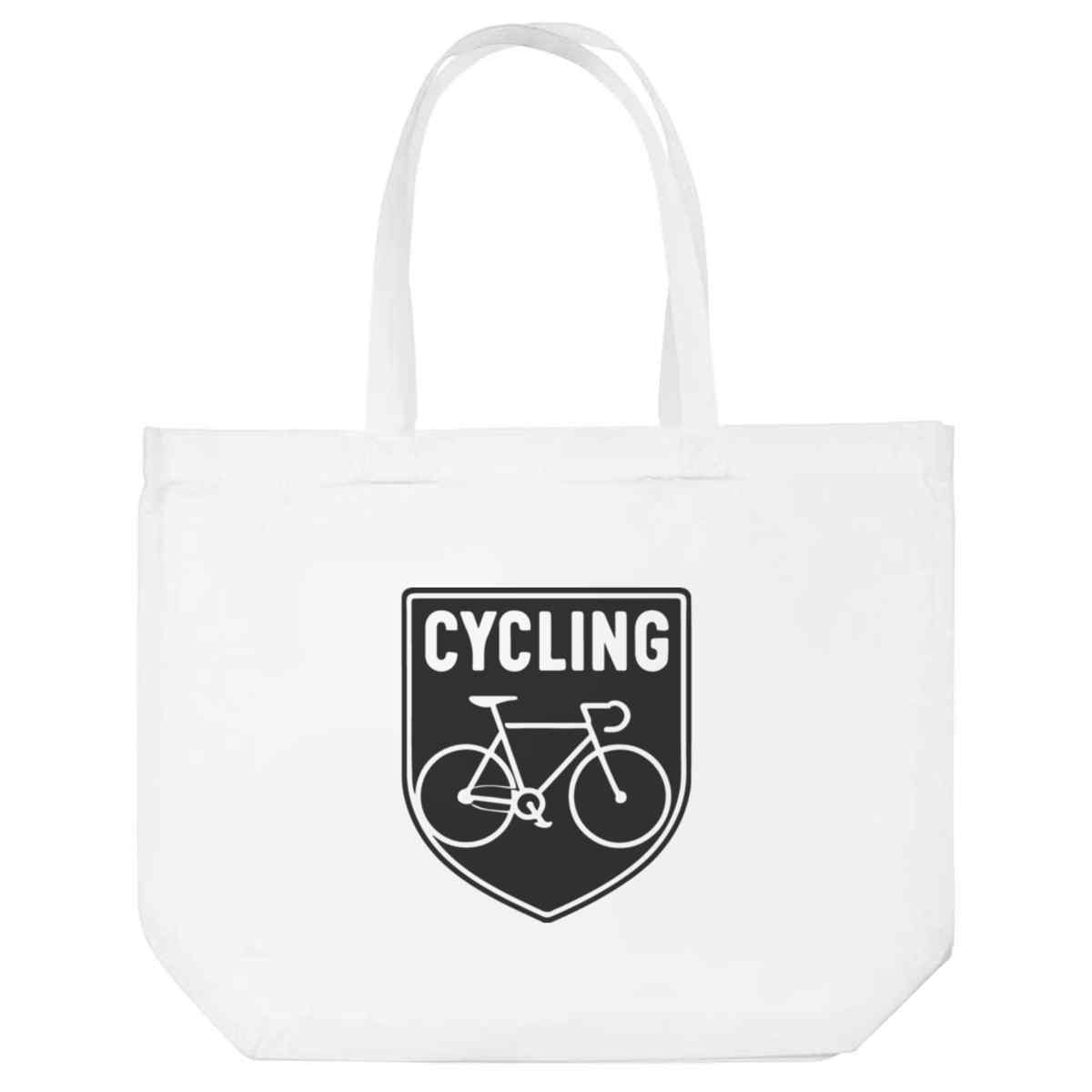 'Cycling Emblem' Tote Shopping Bag For Life (BG00084684)