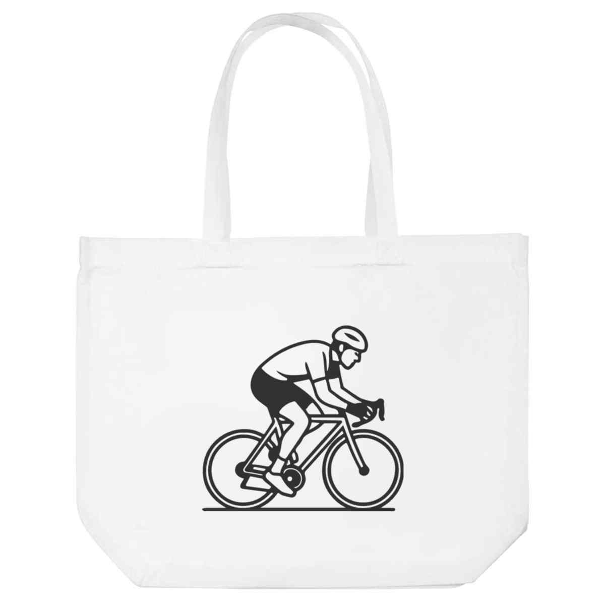 'Cycling Man' Tote Shopping Bag For Life (BG00084686)