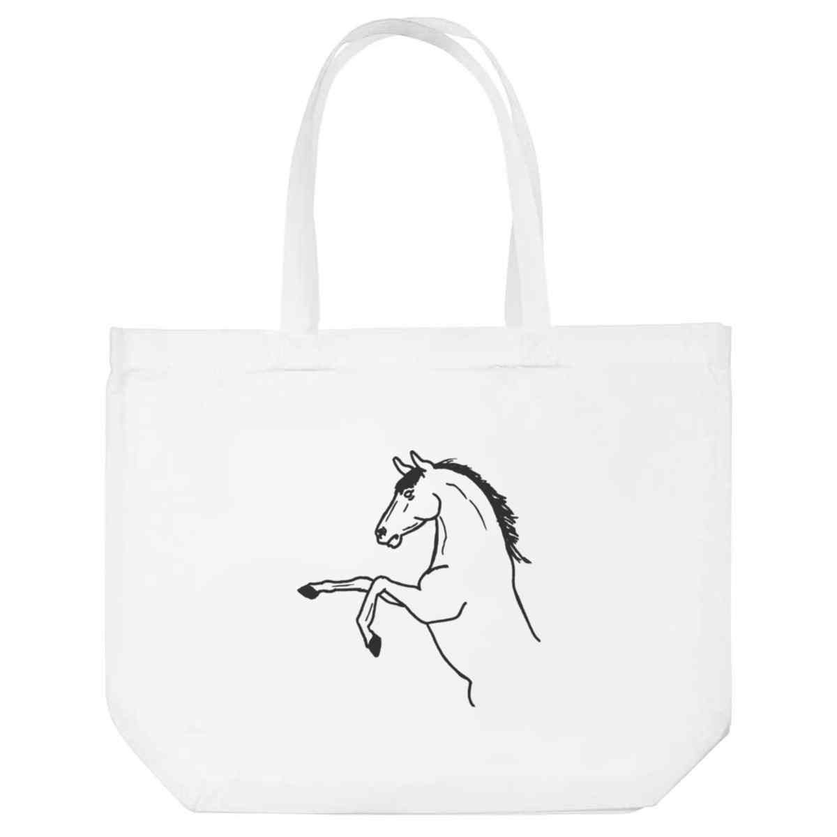 'Rearing Horse' Tote Shopping Bag For Life (BG00085491)