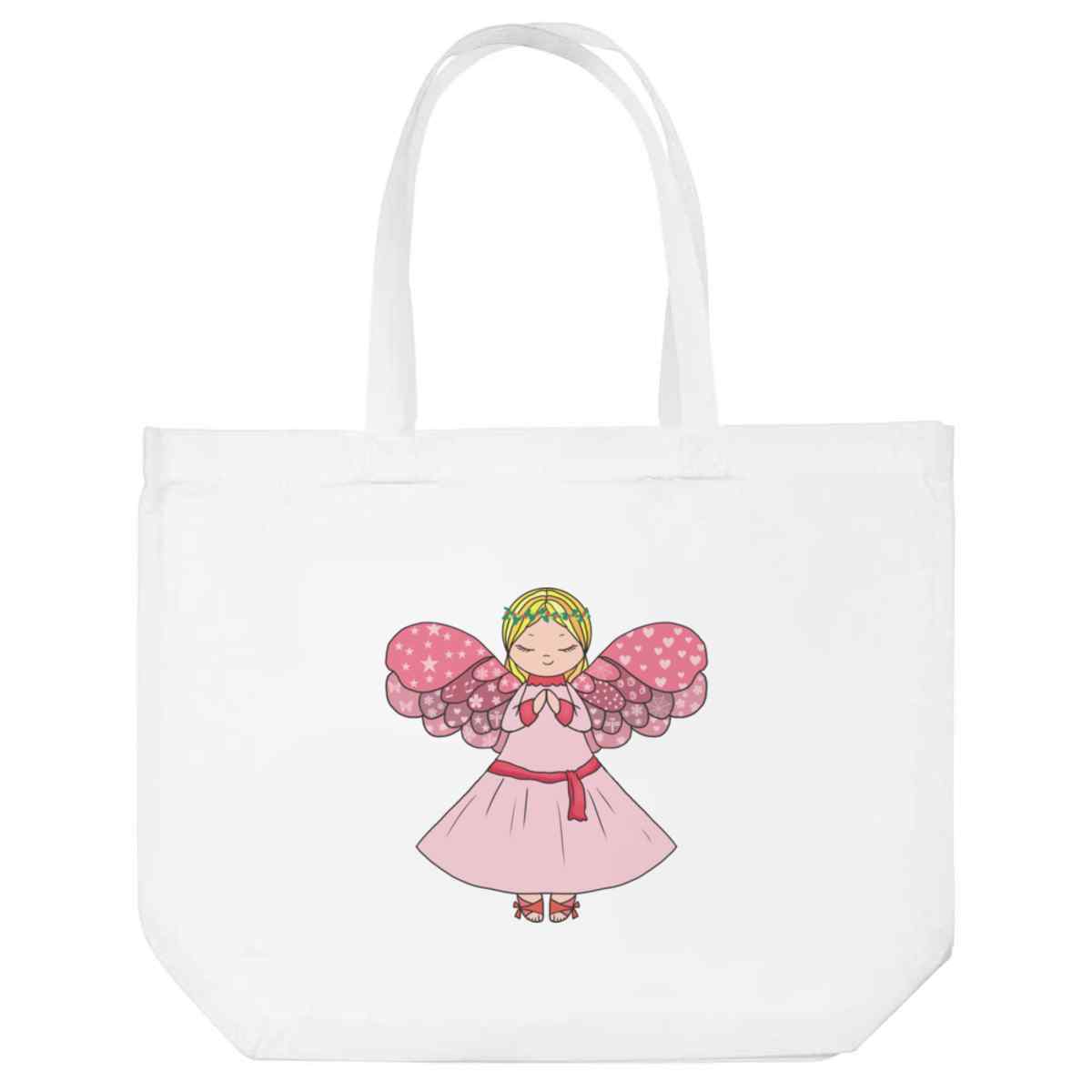 'Cute Angel' Tote Shopping Bag For Life (BG00085748)