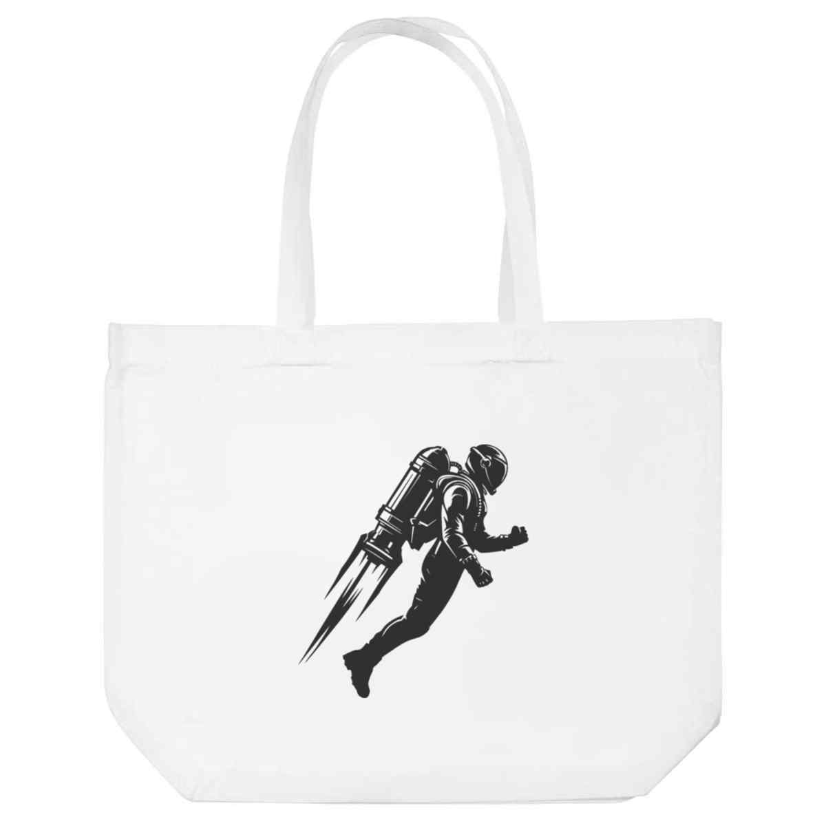 'Jet Pack Man Flying' Tote Shopping Bag For Life (BG00086337)