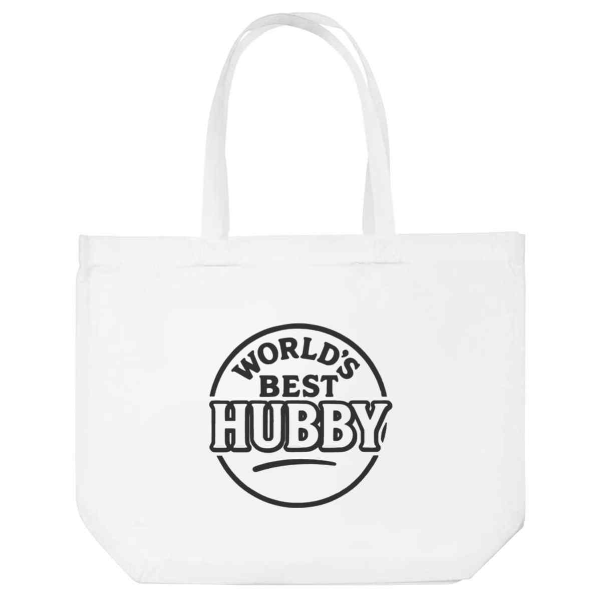 'World's Best Hubby' Tote Shopping Bag For Life (BG00086818)