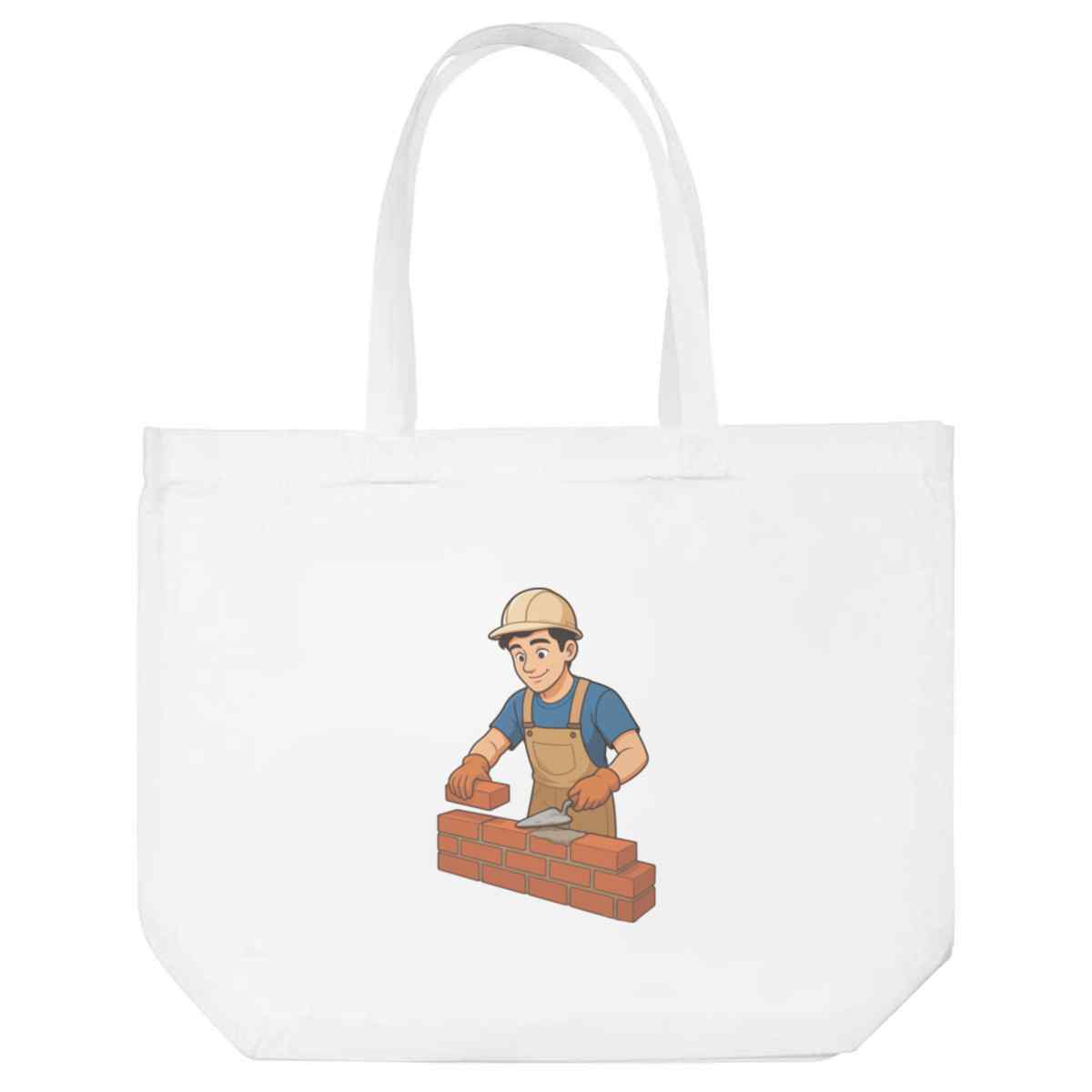 'Bricklayer Working' Tote Shopping Bag For Life (BG00086872)