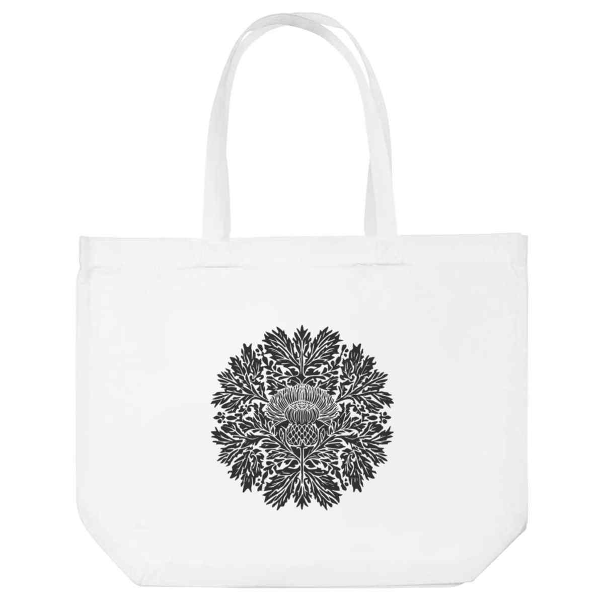 'Scottish Thistle Mandala' Tote Shopping Bag For Life (BG00087697)