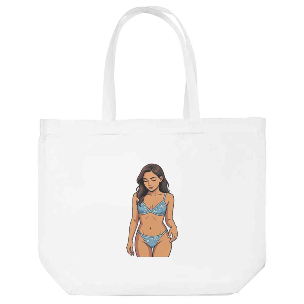 'Woman in panties' Tote Shopping Bag For Life (BG00088061)