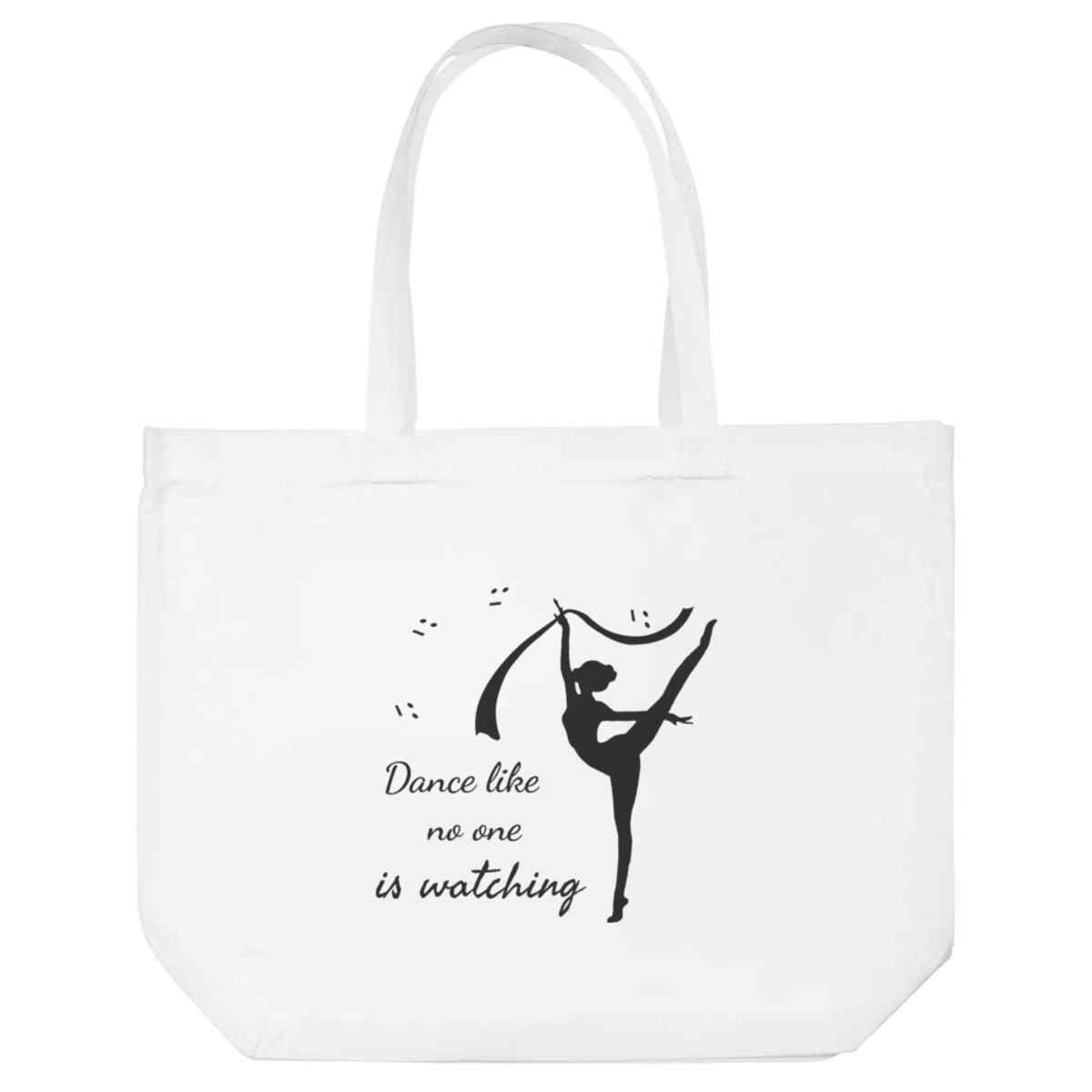 'Dance Like No One Is Watching' Tote Shopping Bag For Life (BG00088195)