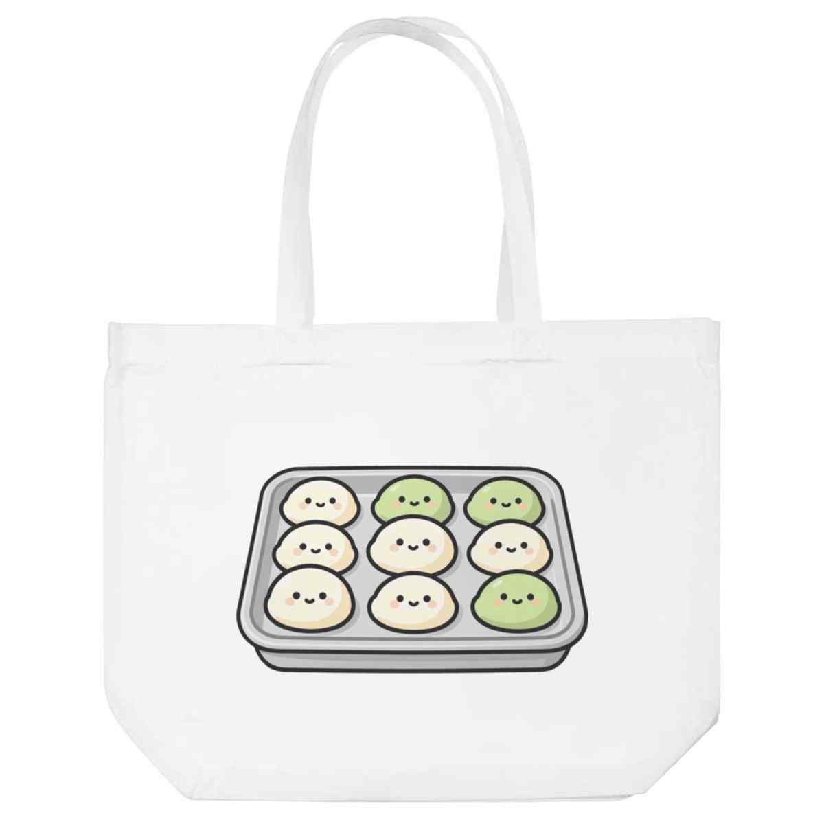 'Baking Tray with Smiling Buns' Tote Shopping Bag For Life (BG00089798)