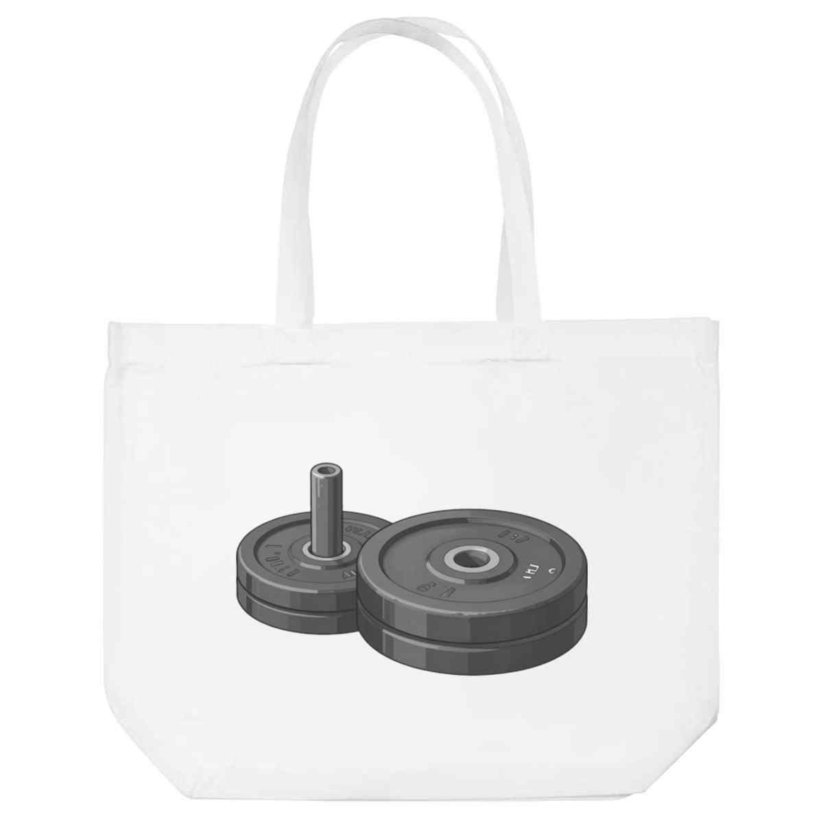 'Weight Plates' Tote Shopping Bag For Life (BG00090276)