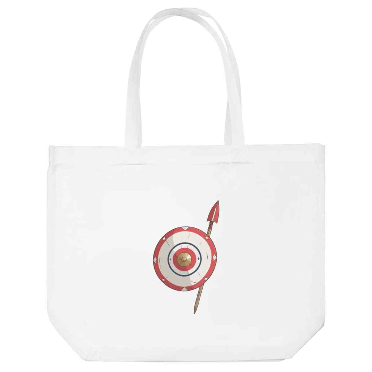 'Hoplite Shield & Spear' Tote Shopping Bag For Life (BG00090738)