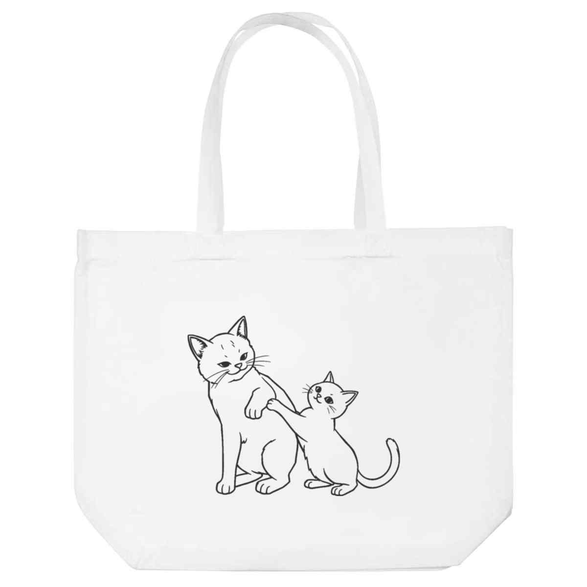 'Two Cats Playing' Tote Shopping Bag For Life (BG00091790)