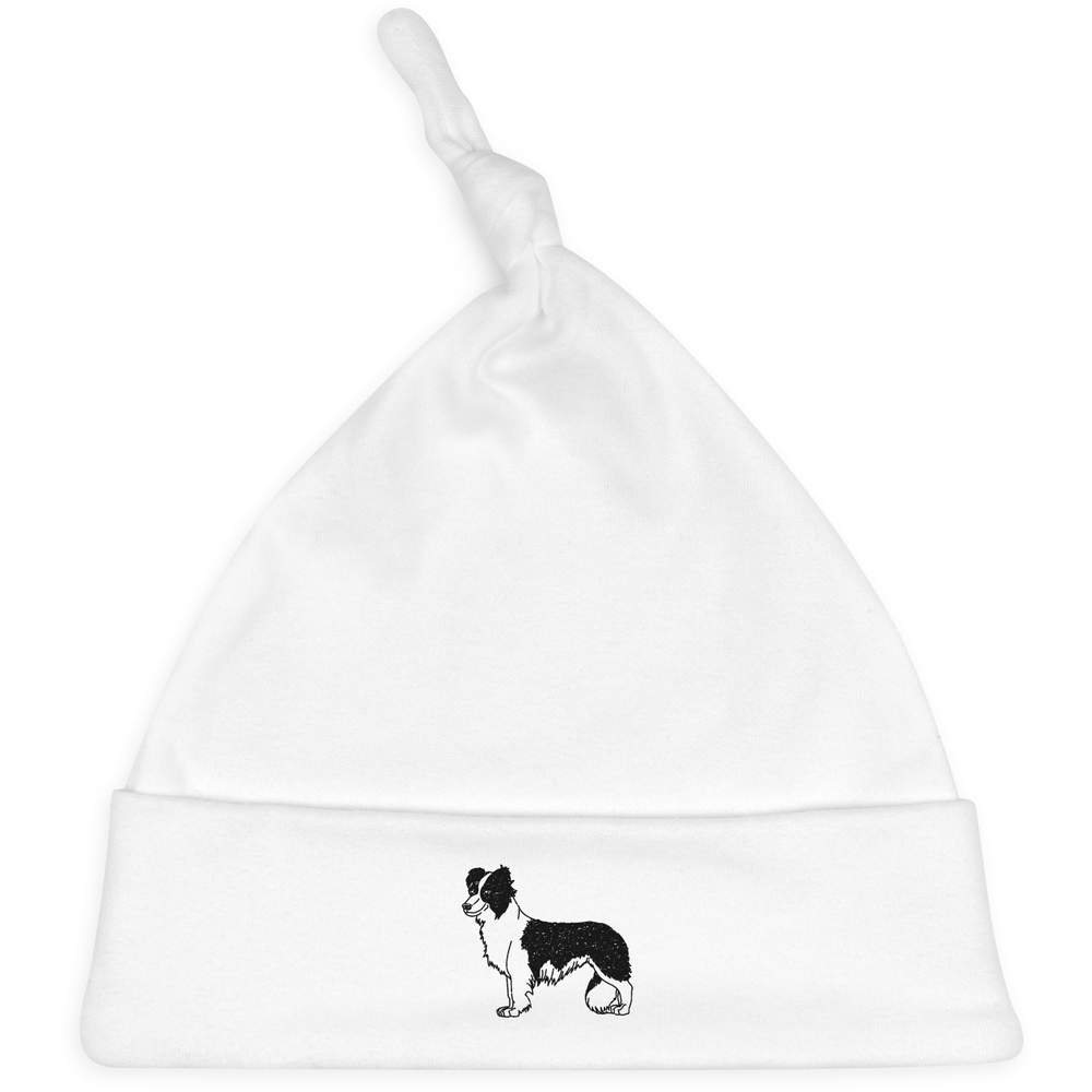 'Border Collie' Baby Beanie Hat (BH00000247)