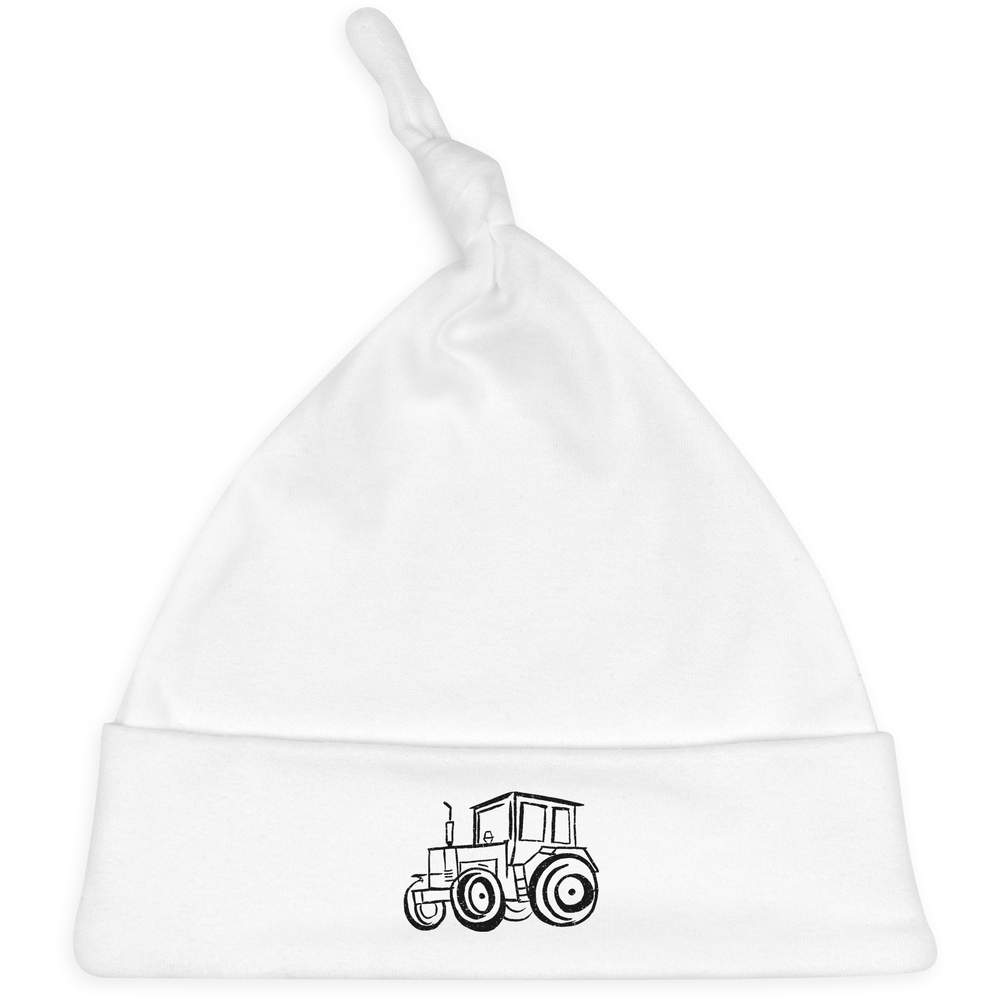 'Tractor' Baby Beanie Hat (BH00001028)