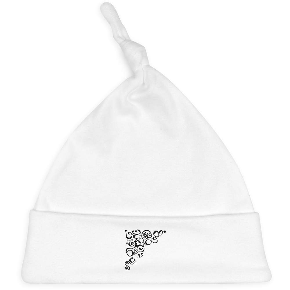 'Swirl Corner' Baby Beanie Hat (BH00001766)