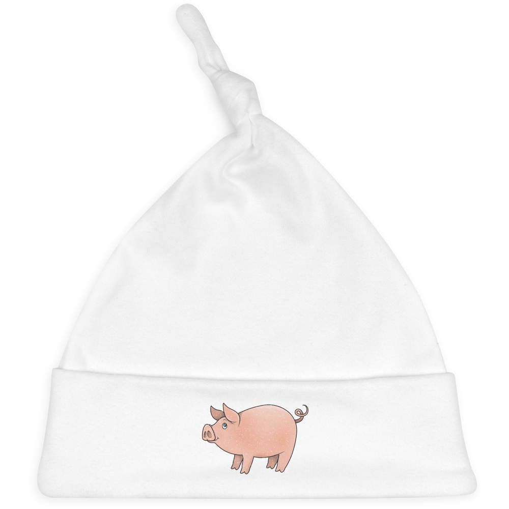 'Pig' Baby Beanie Hat (BH00008582)